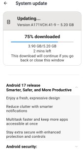 Motorola Edge 60 Fusion commence à recevoir la mise à jour Android 17