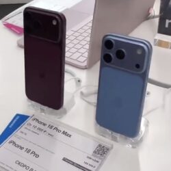 Une vidéo divulguée montre l’iPhone 18 Pro Max en cerise foncée et le 18 Pro en bleu