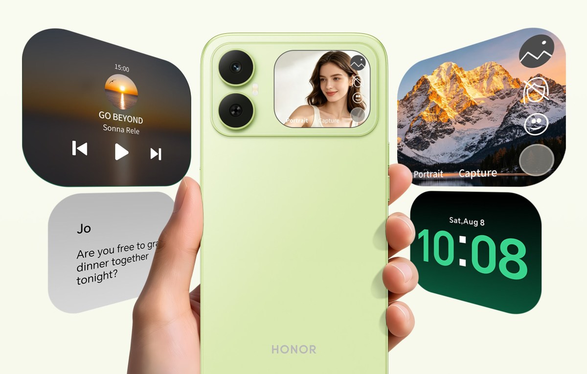 Honor X5d s est désormais officiel en portant l'idée de l'écran arrière à un prix très bas