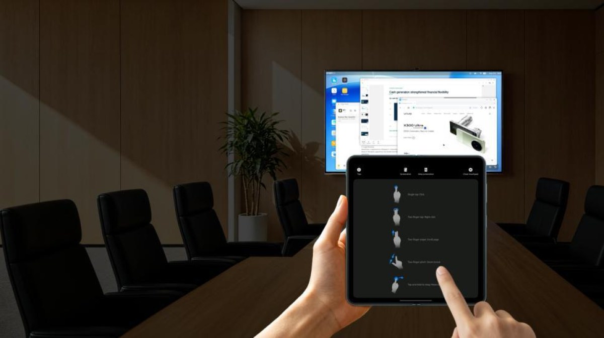 Mode bureau sur le vivo X Fold6