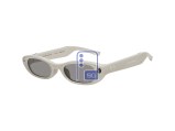 Ovale fin en : gris clair