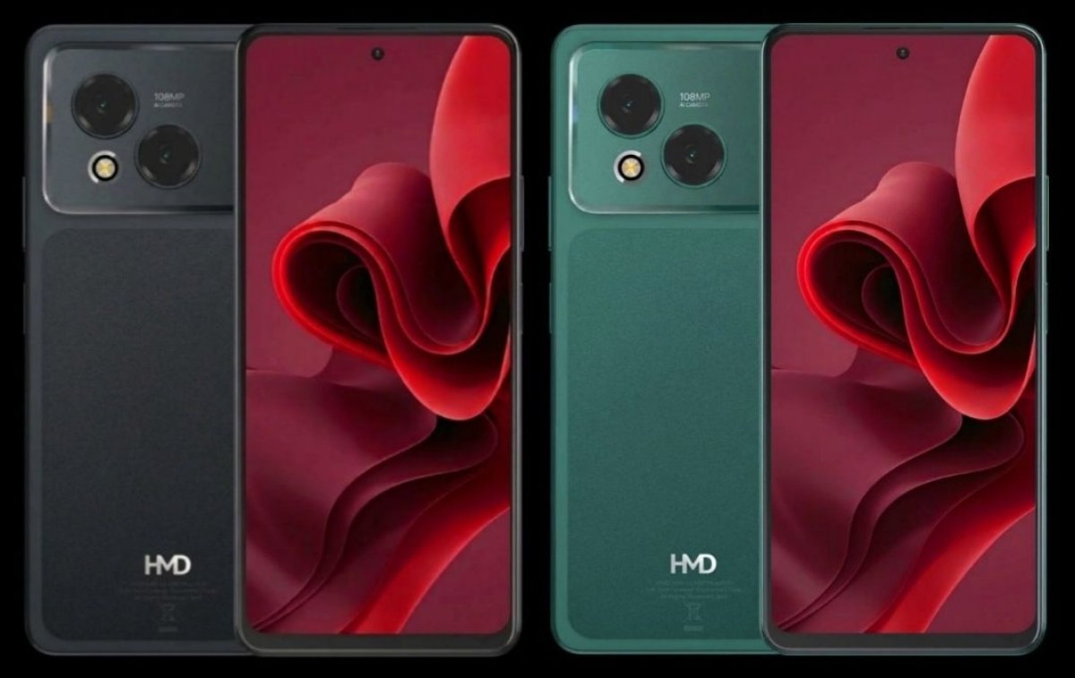 Spécifications et rendus du HMD Vibe2 Max