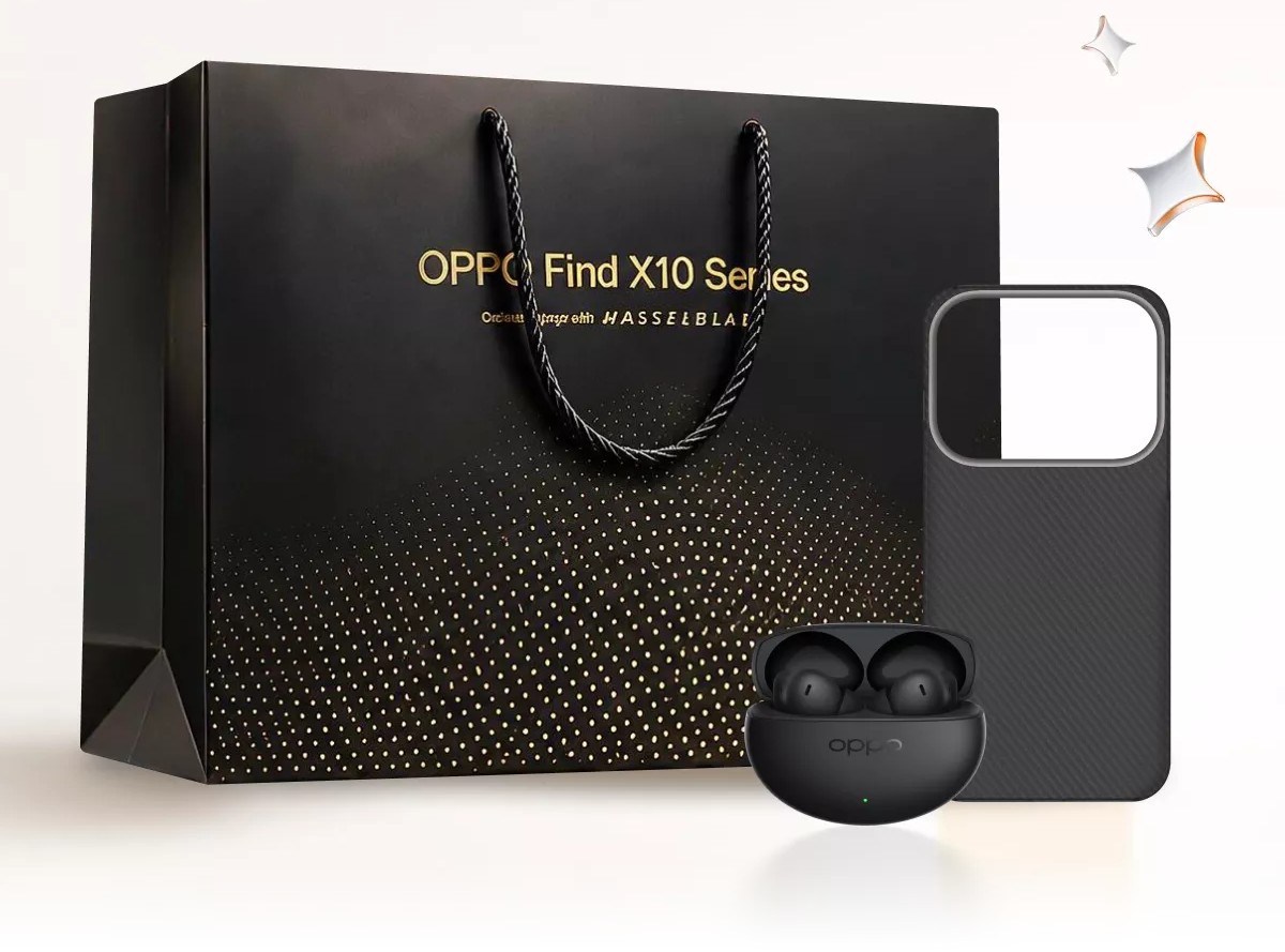Coffret cadeau Premium noir de la série Oppo Find X10