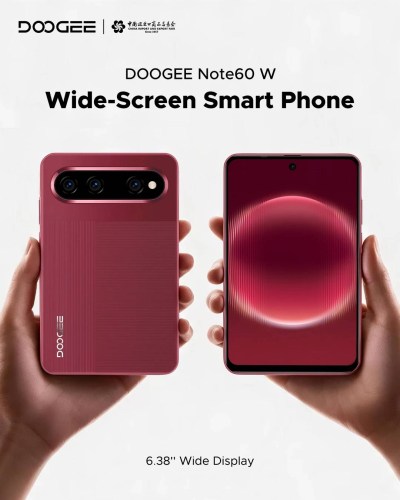 Doogee présente en avant-première le Note60 W : une dalle grand écran inspirée du Huawei Pura X View