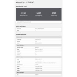 Global Xiaomi 18 Pro Max a son chipset et sa quantité de RAM confirmés par un benchmark