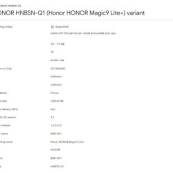 Honor Magic9 Lite+ est en route, voici ses principales spécifications