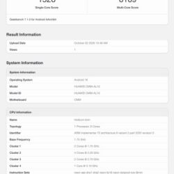 Huawei Mate 90 Pro Max exécute Geekbench, révélant les performances du Kirin 9050 Pro