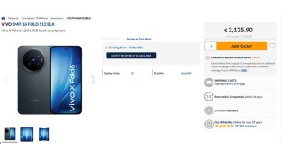 La liste européenne du vivo X Fold6 révèle son prix et ses spécifications