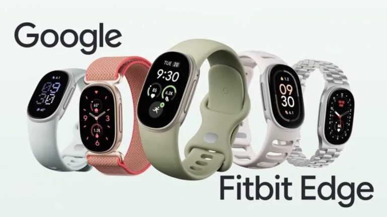 Le nouveau tracker de fitness Fitbit Edge de Google offre un écran et jusqu&rsquo;à 7 jours d&rsquo;utilisation