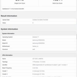 Samsung Googlebook apparaît sur Geekbench avec un chipset Snapdragon X Elite