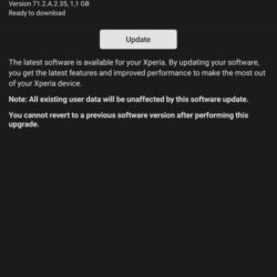 Sony Xperia 1 VII reçoit la mise à jour Android 17