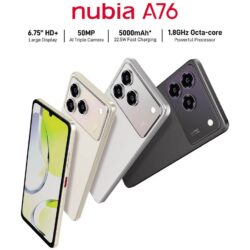 Un autre nubia A76 4G fait ses débuts tranquillement avec un écran plus grand et une batterie à charge plus rapide