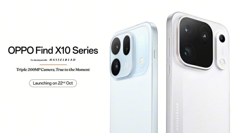 Voici quand la série Oppo Find X10 sera lancée en Inde